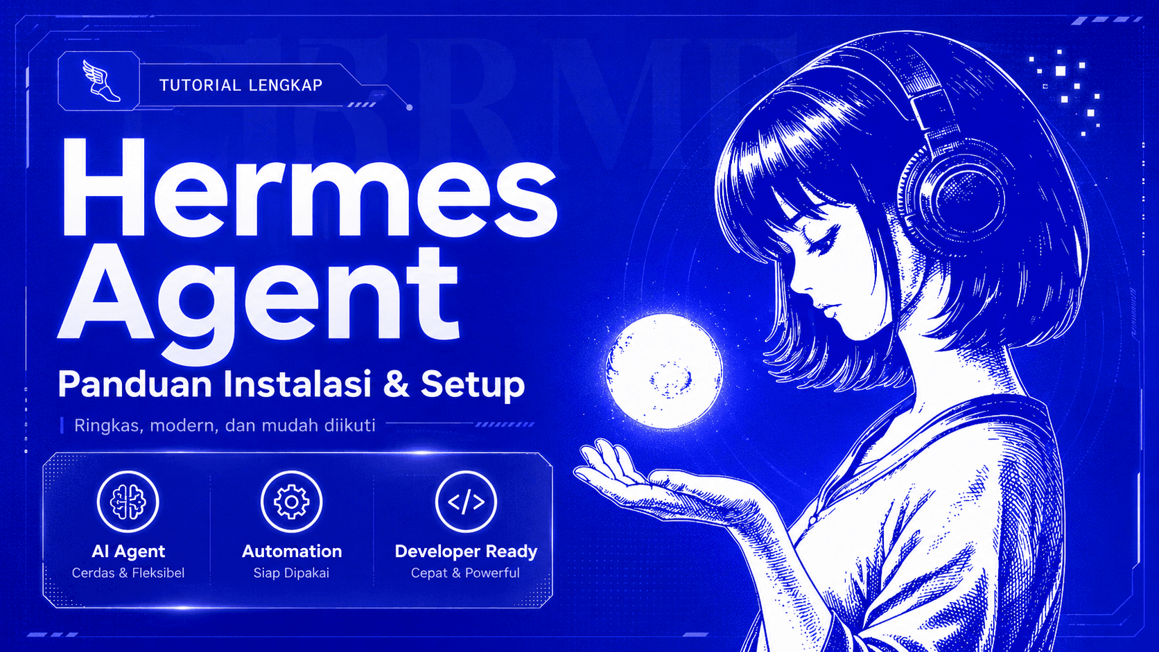 Cover panduan Hermes Agent